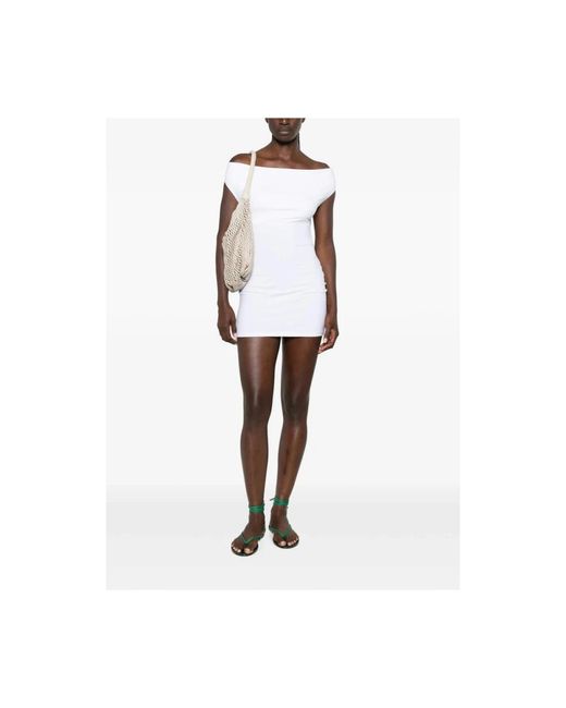Frankie's Bikinis White Short Dresses