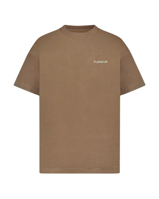 T-Shirts flâneur de hombre de color Brown