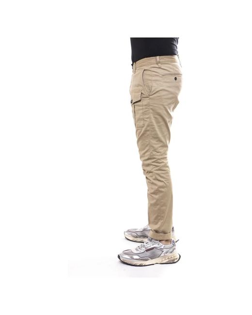 DSquared² Natural Slim-Fit Trousers for men