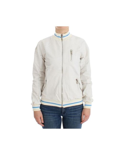 John Galliano White Zip-Throughs