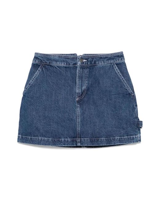 A.P.C. Rokken ,Blauw ,Katoen Christie Rok in het Blue