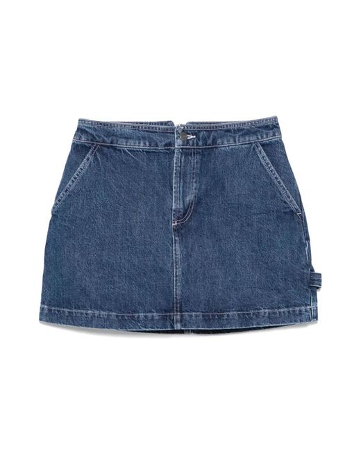A.P.C. Rokken ,Blauw ,Katoen Christie Rok in het Blue