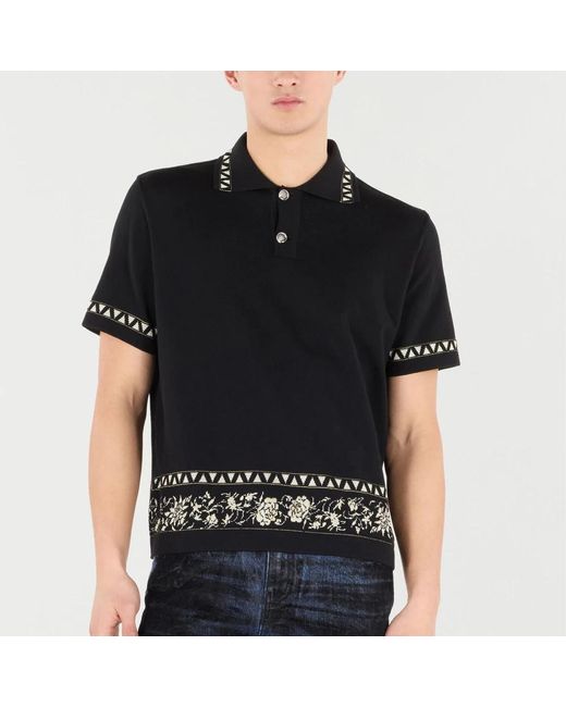 Roberto Cavalli Black Round-Neck Knitwear for men