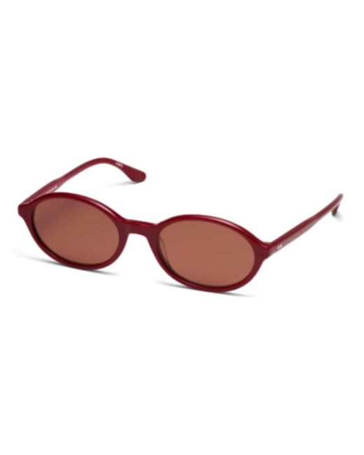 PETER AND MAY Women's Red Sunglasses
