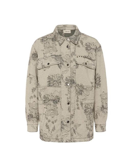 Cream Light Jassen in het Gray