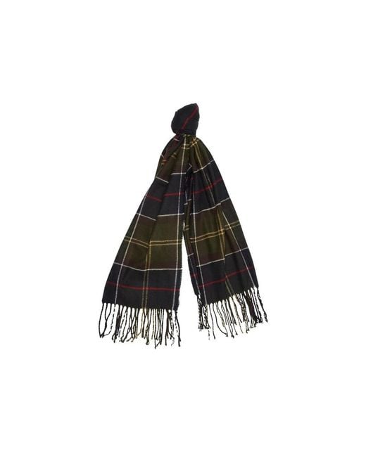 Barbour Black Mütze + Schal Set