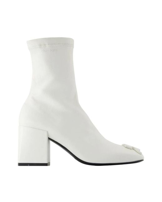 Courreges White Heeled Boots