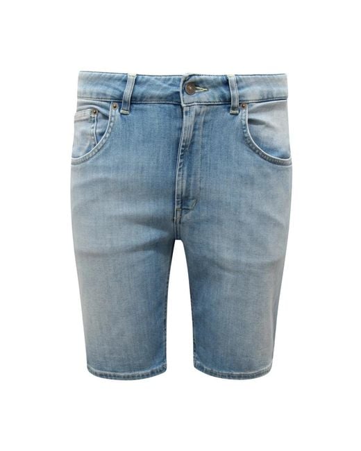 Dondup Blue Denim Shorts for men