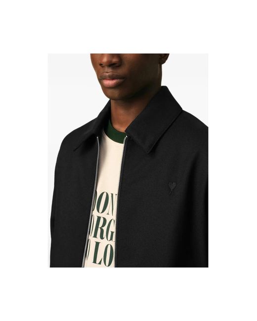 Light Jackets di AMI in Black da Uomo