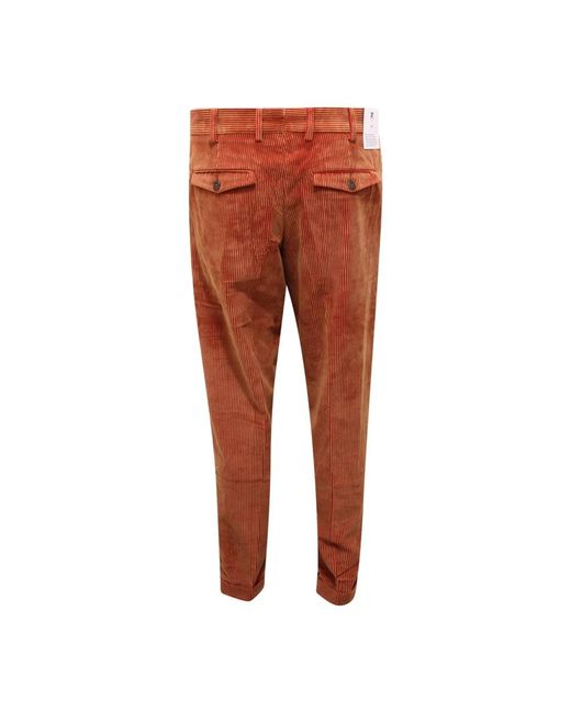 PT01 Red Slim-Fit Trousers for men