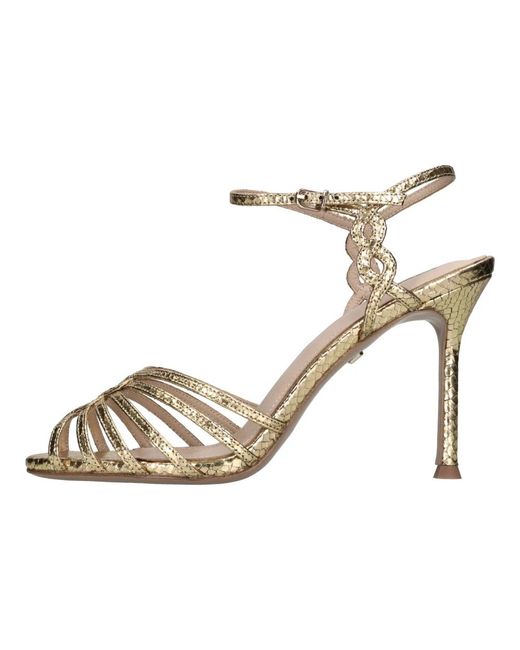 Lola Cruz Natural High Heel Sandals