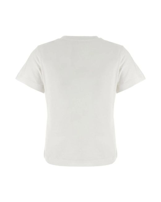 Moncler T-Shirts in het White