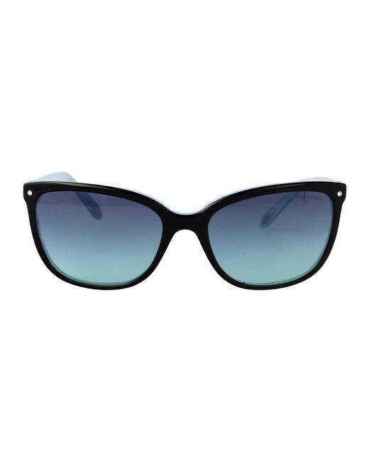 Tiffany & Co Stijlvolle Zonnebril Met Model 0Tf4105Hb in het Blue