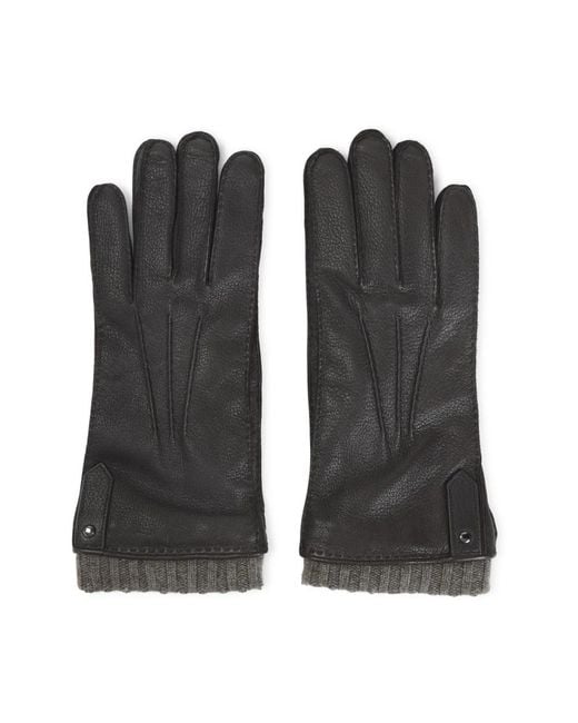 Canali Gloves in het Black voor heren