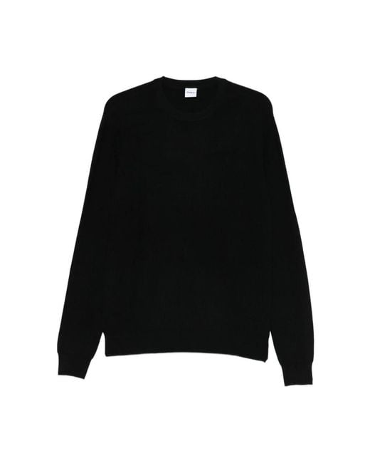 Aspesi Black Round-Neck Knitwear for men