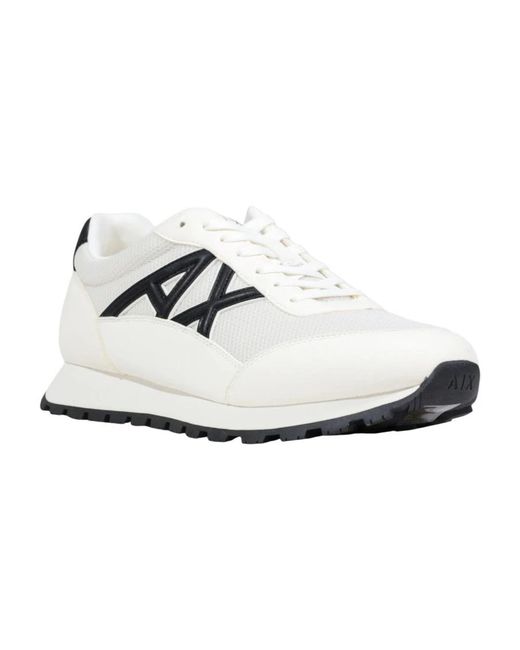 ARMANI EXCHANGE White Sneakers for men