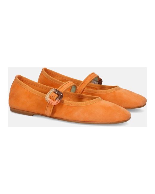 BELLE VIE Orange Ballerinas