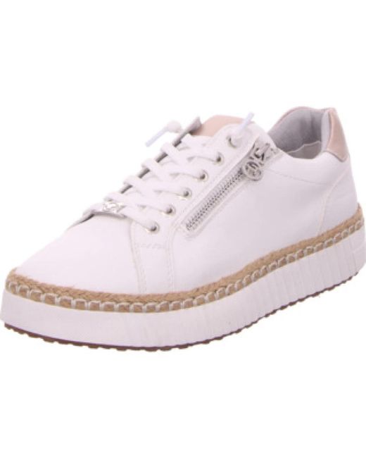 Tom Tailor White Weiße Slip-On Schuhe Für Damen