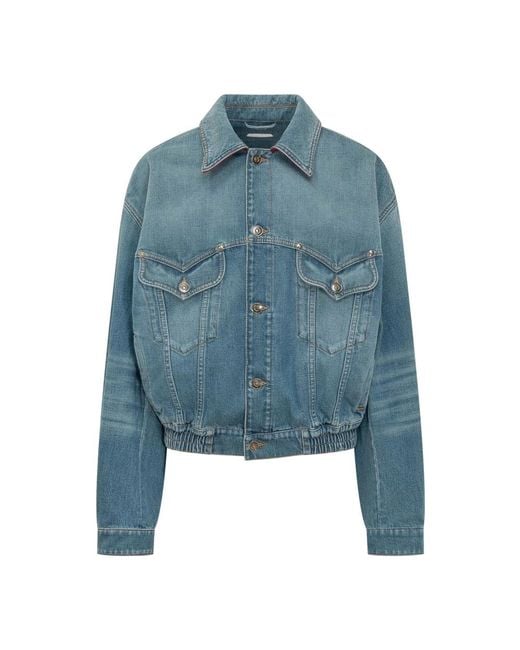 Versace Blue Denim Jackets