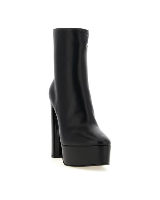 Le Silla Black Heeled Boots