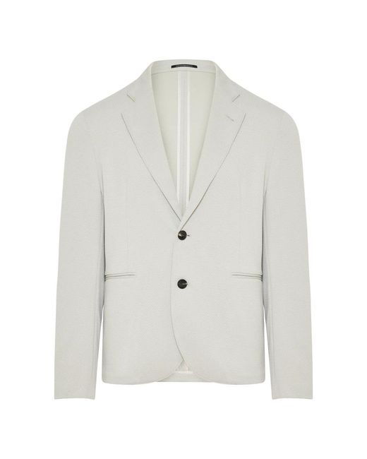Emporio Armani White Blazers for men