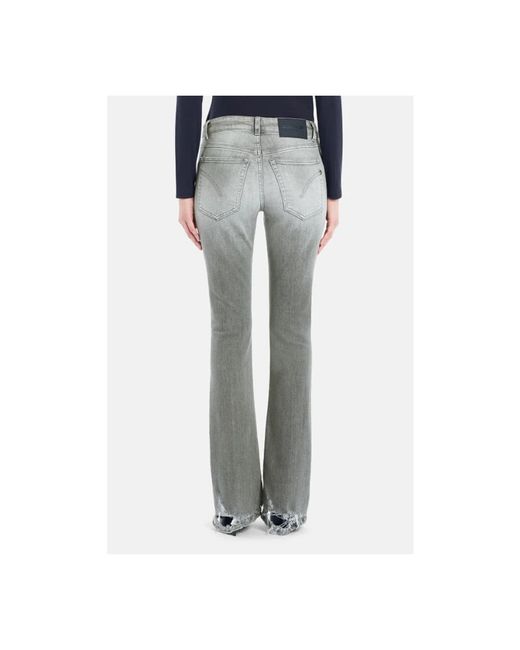 Boot-Cut Jeans Dondup de color Gray