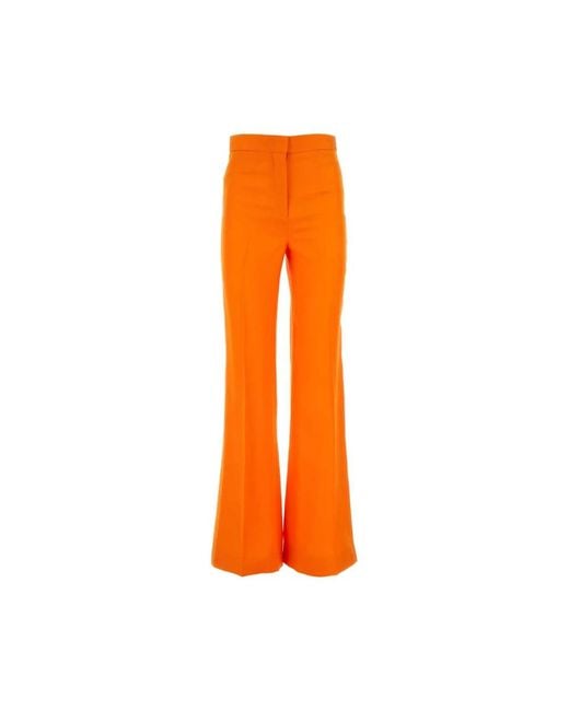 Stella McCartney Women's Orange Wide Pants