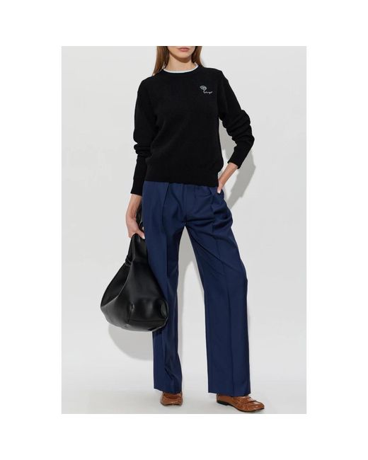 KENZO Black Round-Neck Knitwear
