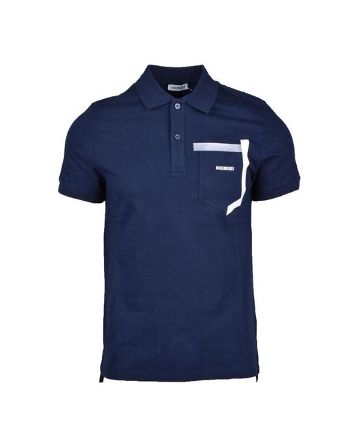 Bikkembergs Baumwolle elasthan t-shirt in Blue für Herren