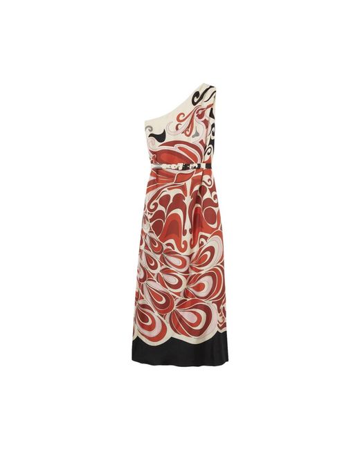 Midi Dresses LaDoubleJ de color Red