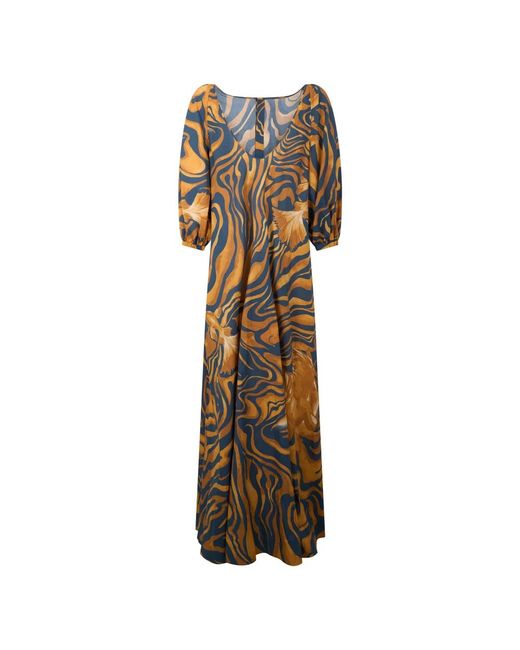 Alberta Ferretti Metallic Maxi Dresses