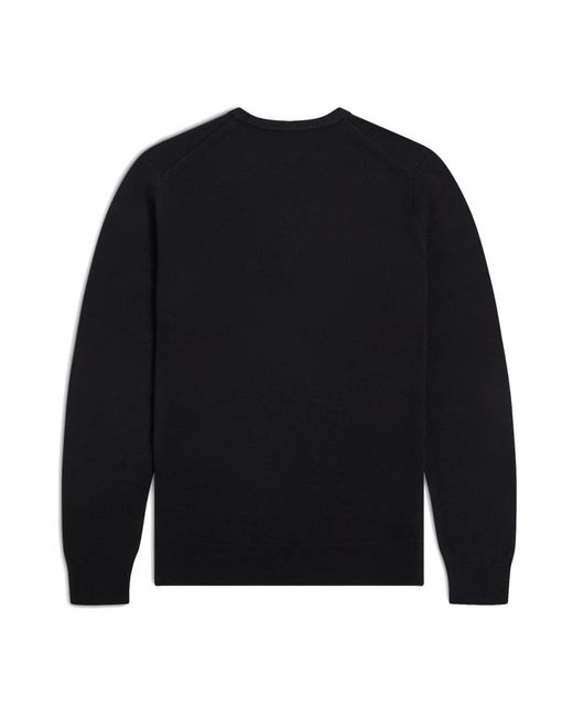 Fred Perry Blue Round-Neck Knitwear for men