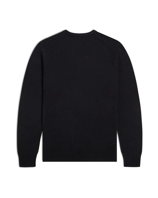 Fred Perry Blue Round-Neck Knitwear for men