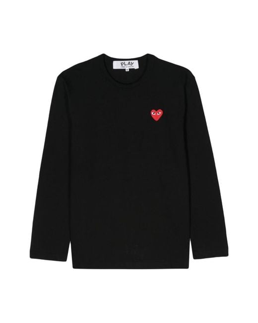 Comme des Garçons Black Long Sleeve T-Shirts