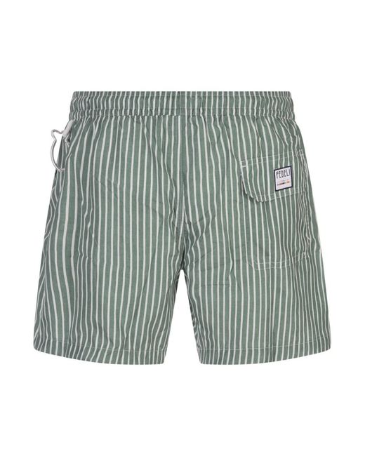 Fedeli Green Beachwear for men
