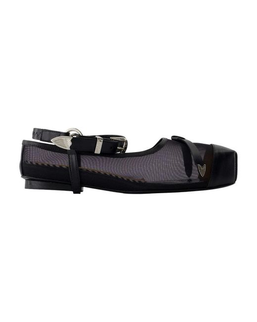 Toga Black Ballerina Shoes