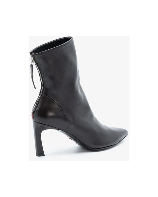 Halmanera Black Lara Heeled Boot