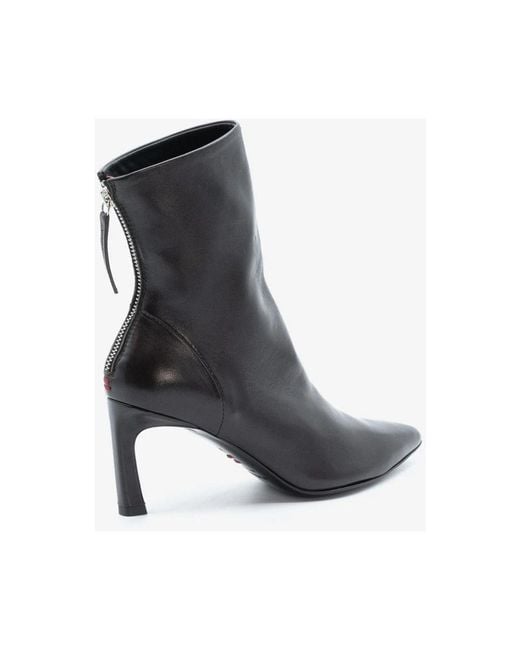 Halmanera Black Heeled Boots