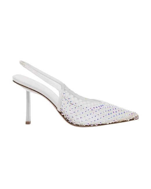 Le Silla White Pumps