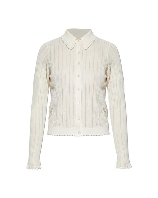 Ulla Johnson Truien & Vesten ,Cardigan Lottie in het White