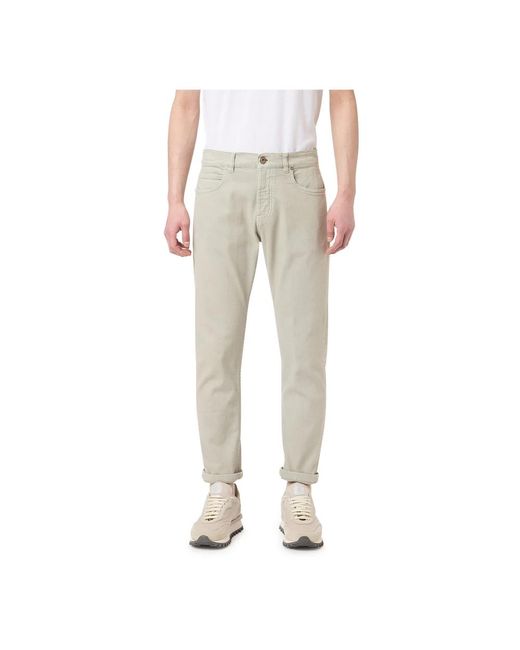 Slim-Fit Jeans Eleventy de hombre de color Natural