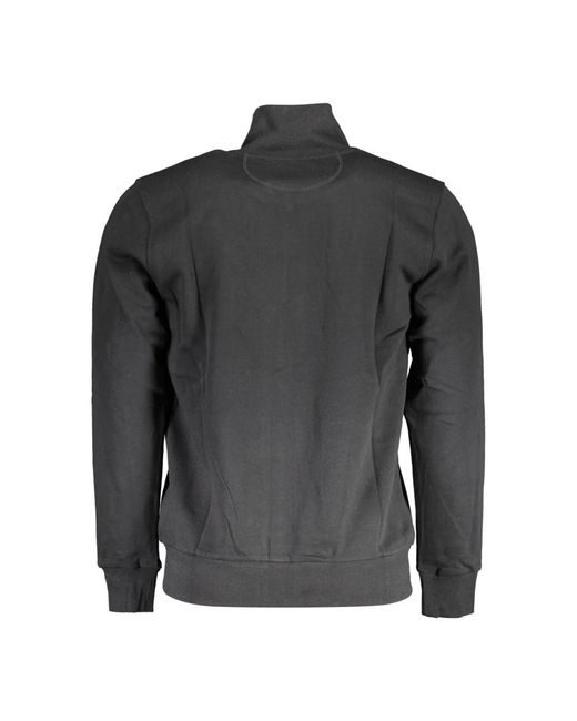 La Martina Black Zip-Throughs for men