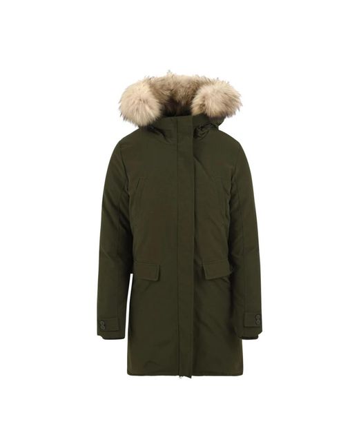 Bomboogie Jassen ,Groen ,Polyester Parka in het Green