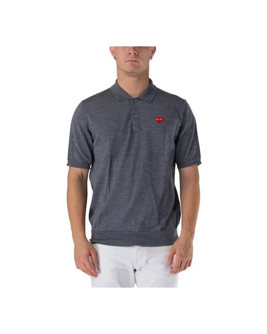 Polo Shirts di COMME DES GARÇONS PLAY in Blue da Uomo