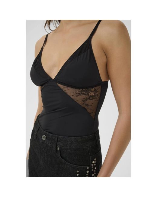 Gestuz Black Sleeveless Tops