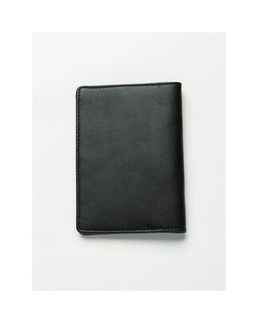 Obey Accessoires ,Zwart ,Leer Paspoort Portemonnee in het Black voor heren