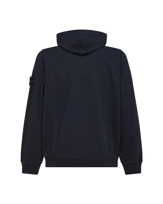 Stone Island Blue Zip-Throughs for men
