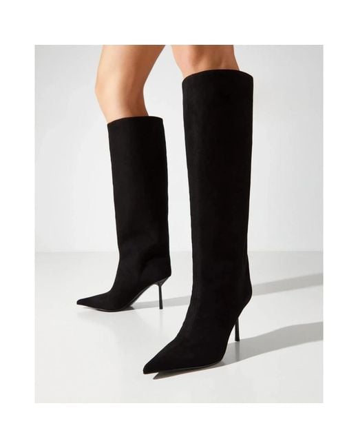 Le Silla Black Heeled Boots