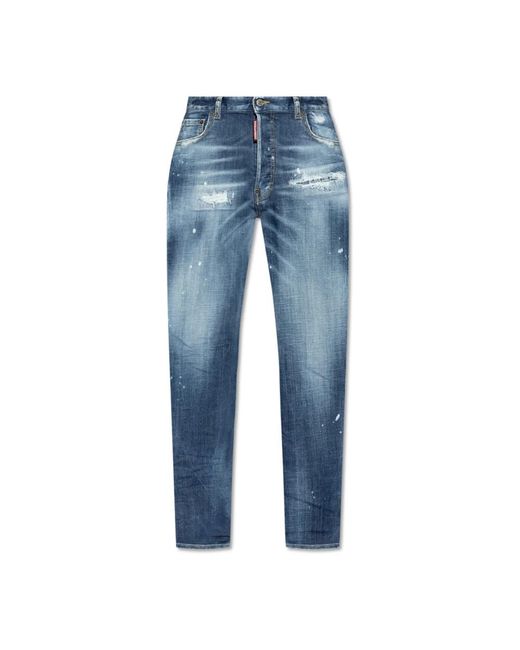 Jeans > straight jeans DSquared² en coloris Blue