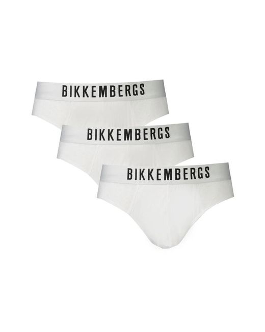 Bikkembergs White Underpants for men